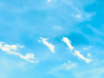 Low angle view of clouds in sky