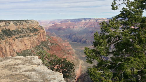 Scenic view of mountains