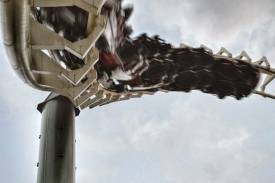 Low angle view of cloudy sky