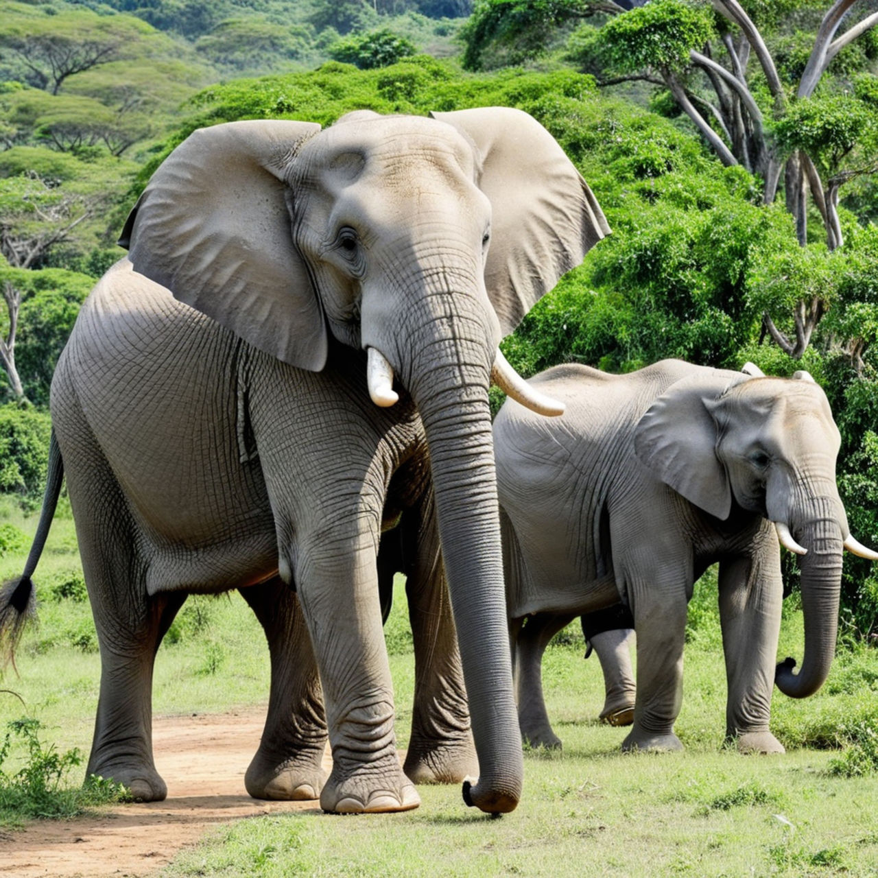 indian elephant, animal, animal themes, elephant, animal wildlife, mammal, wildlife, african elephant, group of animals, safari, plant, animal body part, no people, nature, tree, day, environment, animal family, young animal, animal trunk, zoo, outdoors, grass, land, togetherness, side view, full length, two animals, adventure, travel destinations, standing, beauty in nature, tourism, walking, landscape