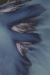 Aerial view of lake