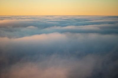 Scenic view of cloudscape during sunset