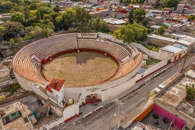 high angle view