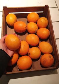 Close-up of orange oranges