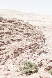 Rock formations in desert