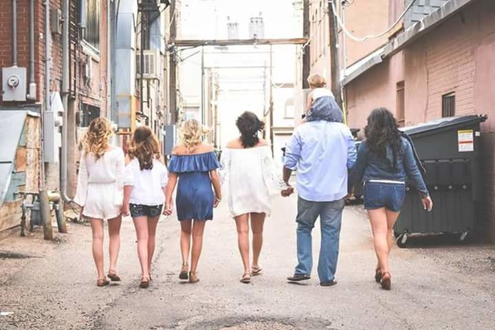 full length, togetherness, standing, walking, rear view, day, building exterior, real people, friendship, built structure, architecture, women, outdoors, young women, city, adult, young adult, people, adults only