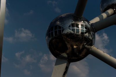 Low angle view of ball against the sky