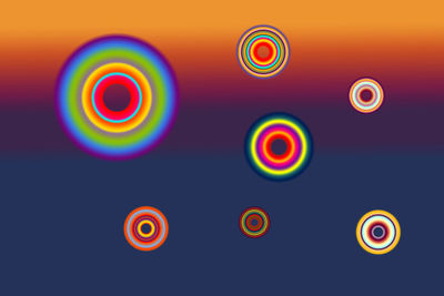 Close-up of multi colored lights