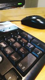 Close-up of computer keyboard