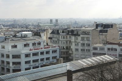Residential buildings against sky