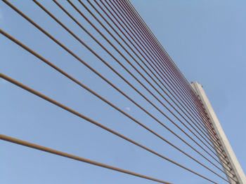 Low angle view of modern building against sky