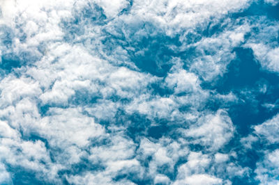 Low angle view of clouds in sky