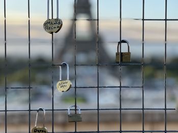 Promise lock wall in paris, france