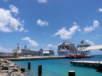 View of city at waterfront