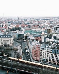 Aerial view of city