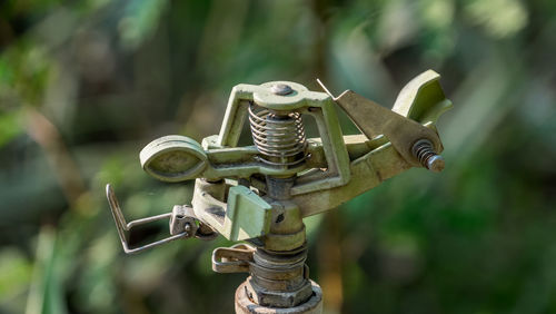 Close-up of rusty metal