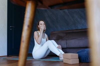sitting
