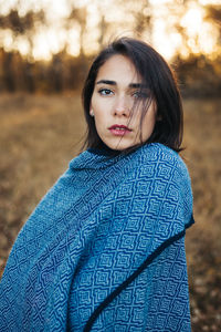 Portrait of young woman