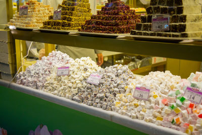 Close-up of food for sale in store