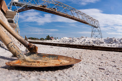 View of construction site against sky