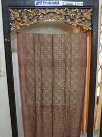 Close-up of curtain