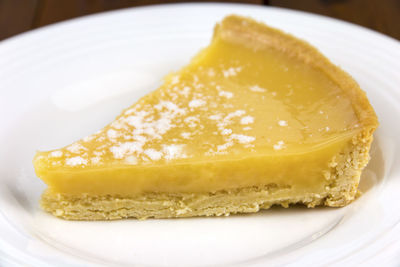 Close-up of cake in plate