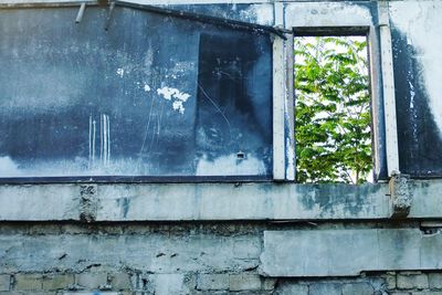 Abandoned window