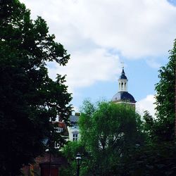 Low angle view of building against sky