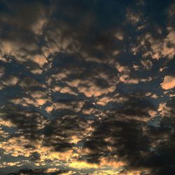 Low angle view of dramatic sky