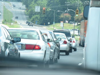 Car on road