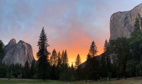 Yosemite at sunset