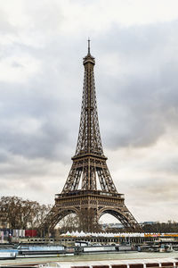 Eiffel tower against sky