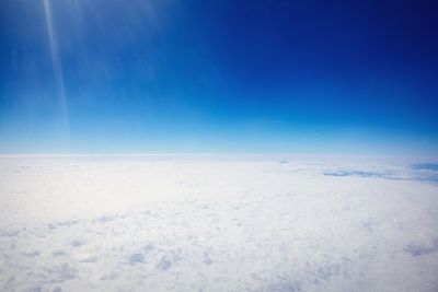 Scenic view of snow covered landscape