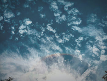 Low angle view of clouds in sky