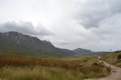 Scenic view of landscape against sky