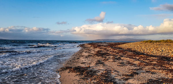 Panoramic view of sea against sky