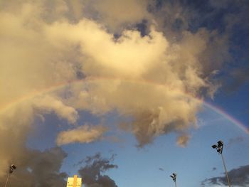 Low angle view of sky