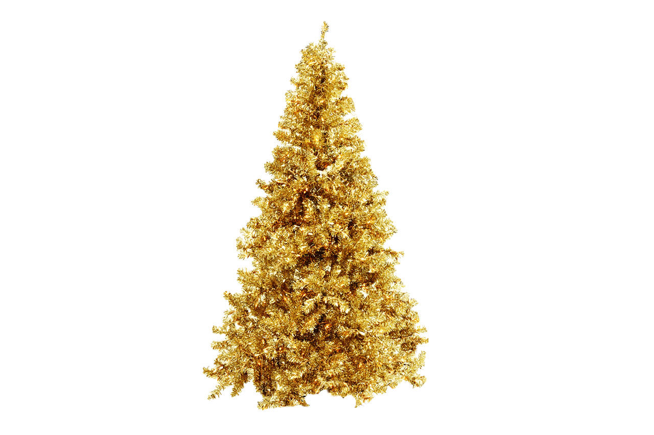 christmas tree, christmas, plant, tree, christmas decoration, studio shot, white background, celebration, holiday, gold, no people, cut out, decoration, nature, indoors, leaf, coniferous tree, yellow, christmas ornament, spruce, single object, copy space, fir, branch, tradition