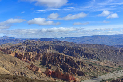 Panoramic view of landscape against sky