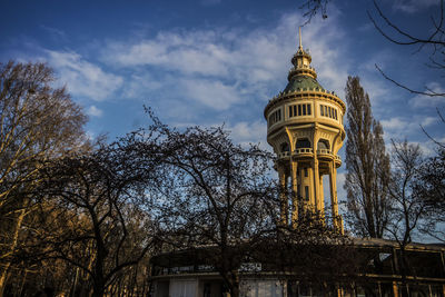 Low angle view of building against sky