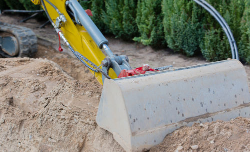 Worker working at construction site