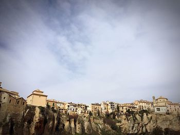 Low angle view of building against sky