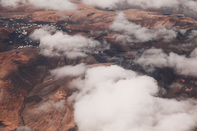 View of volcanic landscape