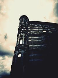 Low angle view of building against sky