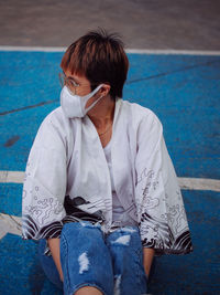 Young woman using mobile phone