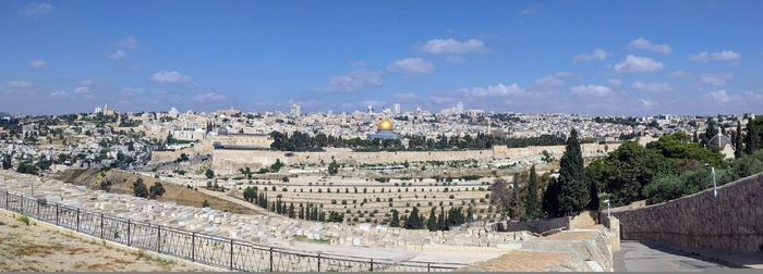 View of jerusalem from the mount of olives