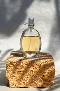 Close-up of drink in glass on table