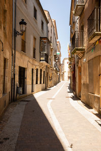 Street amidst buildings in city