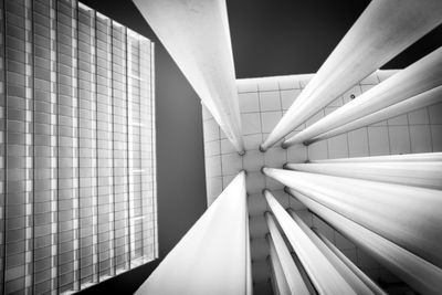 Directly below shot of modern building