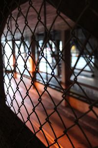 Close-up of chainlink fence